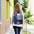 Mochila Infantil Feminina Frozen Juvenil Costas Tam M Azul - Imagem 5
