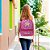 Mochila Infantil Feminina Barbie Juvenil Costas Tam M Rosa - Imagem 5