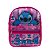 Mochila Infantil Feminina Lilo & Stitch Juvenil Cor Rosa - Imagem 1