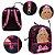 Mochila Infantil Menina Juvenil Barbie Costa Tam M Cor Preta - Imagem 3