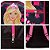 Mochila Infantil Menina Juvenil Barbie Costa Tam M Cor Preta - Imagem 6