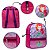 Mochila Infantil Feminina Pequena Sereia Juvenil Tam M Rosa - Imagem 3