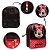Mochila infantil Feminina Minnie Mouse Juvenil Tam M Preta - Imagem 3