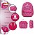 Kit Mochila Infantil Feminina Barbie Tam M Juvenil Cor Rosa - Imagem 3