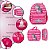 Kit Mochila Infantil Feminina Unicórnio Rosa Tam M Costas - Imagem 3