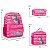 Kit Mochila Infantil Feminina Unicórnio Rosa Tam M Costas - Imagem 4