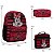 Kit Mochila Infantil Feminina Minnie Juvenil Tam M Costas - Imagem 4