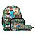 Kit Mochila Infantil Masculina Minecraft Tam M Juvenil Costa - Imagem 1