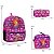 Kit Mochila Infantil Feminina Princesinha Sofia Tam M Costas - Imagem 4