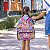 Kit Mochila Infantil Feminina Princesas Tam M Juvenil Rosa - Imagem 5