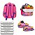 Kit Mochila Infantil Feminina Princesas Tam M Juvenil Rosa - Imagem 6