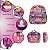 Kit Mochila Infantil Feminina Princesas Tam M Juvenil Rosa - Imagem 3
