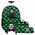 Kit Mochila Infantil Masculina Rodinhas Demon Slayer Juvenil - Imagem 1