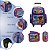 Kit Mochila Infantil Masculina Rodinha Sonic Racing Cor Azul - Imagem 3