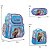 Kit Mochila Infantil Feminina Frozen Costas Lancheira Estojo - Imagem 4