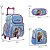 Kit Mochila Infantil Menina Rodinha Frozen Lancheira Estojo - Imagem 4
