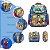 Kit Mochila Infantil Costas One Piece Lancheira Estojo Azul - Imagem 3