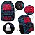 Kit Mochila Infantil Menina Tam G Costas Stranger Things - Imagem 2