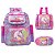 Kit Mochila Infantil Feminina Unicórnio Costas Com Lancheira - Imagem 1
