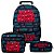 Kit Mochila Infantil Menina Tam G Rodinhas Stranger Things - Imagem 1