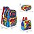 Kit Mochila Infantil Menino Costas Vingadores Tam G Cor Azul - Imagem 4