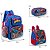 Kit Mochila Infantil Menino Homem Aranha Costas Cor Azul - Imagem 4