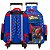 Kit Mochila Infantil Masculina Rodinha Spider Man Cor Azul - Imagem 6