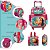 Kit Mochila Infantil Feminina Moana Rodas Lancheira Estojo - Imagem 3