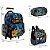 Kit Mochila Infantil Menino Com Rodinhas Batman Tam G Preta - Imagem 4