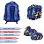 Kit Mochila Infantil Masculina Sonic Adventure Costas Tam G - Imagem 6