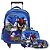 Kit Mochila Infantil Masculina Rodinhas Sonic Adventure G - Imagem 1