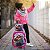 Kit Mochila Infantil Feminina Encanto Rodinhas Tam G Rosa - Imagem 5