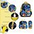 Kit Mochila Infantil Menino Costas Batman Tam G Desenho - Imagem 3
