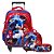 Kit Mochila Infantil Masculina Rodinha Sonic Filme Tam G - Imagem 1