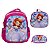 Kit Mochila Infantil Feminina Princesa Sofia 3D Costas Tam G - Imagem 1