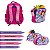 Kit Mochila Infantil Feminina Princesa Sofia 3D Costas Tam G - Imagem 6