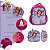 Kit Mochila Infantil Feminina Princesa Sofia 3D Costas Tam G - Imagem 3