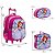 Kit Mochila Infantil Menina Princesa Sofia 3D Rodinha Tam G - Imagem 4