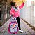 Kit Mochila Infantil Menina Princesa Sofia 3D Rodinha Tam G - Imagem 5