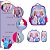 Kit Mochila Infantil Feminina Costas Frozen 3D Com Lancheira - Imagem 3