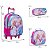 Kit Mochila Infantil Feminina Rodinha Frozen 3D + Lancheira - Imagem 4