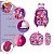 Kit Mochila Infantil Feminina Rodinha Amy Lancheira Estojo - Imagem 3