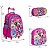 Kit Mochila Infantil Feminina Rodinha Minnie Mouse 3D Rosa - Imagem 3