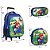 Kit Mochila Infantil Masculina Rodinha Super Mario Bros 3D - Imagem 4