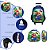 Kit Mochila Infantil Masculina Rodinha Super Mario Bros 3D - Imagem 3