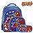 Kit Mochila Infantil Masculina Naruto 3D Alça Costas Tam G - Imagem 1