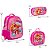 Kit Mochila Infantil Menina Costas Patrulha Canina 3D Rosa - Imagem 4