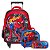 Kit Mochila Infantil Rodinha Spider Man 3D Tam G + Lancheira - Imagem 1