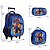 Kit Mochila Infantil Menino Rodinha Patrulha Canina 3D Azul - Imagem 4
