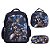Kit Mochila Infantil Menino Costas Batman 3D Com Lancheira - Imagem 1